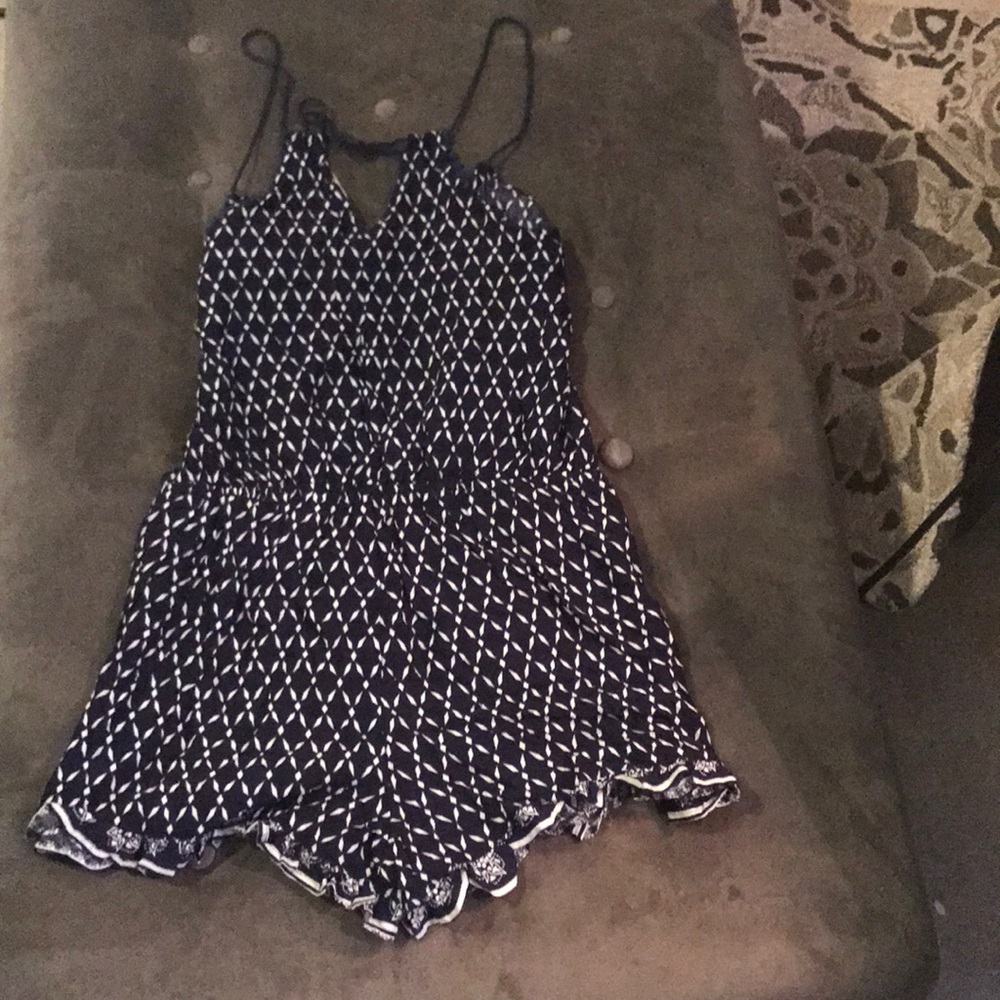 Blue romper